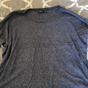 Oversized dark wash sweater!